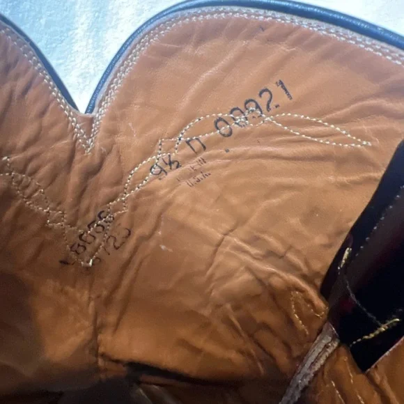 Lucchese Cherry Ref Leather Cowboy Boots - Men’s - Picture 9 of 16